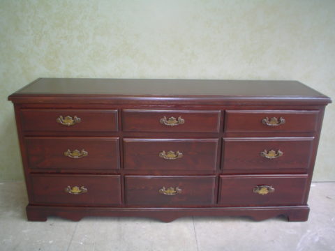 dresser-after - AM Furniture Finishing - in Surrey, Burnaby, New Westminster, Vancouver and Lower Mainland - wing back chairs