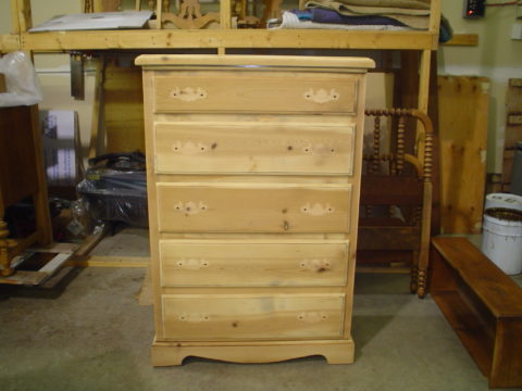 Highboy Before - AM Furniture Finishing - in Surrey, Burnaby, New Westminster, Vancouver and Lower Mainland - wing back chairs